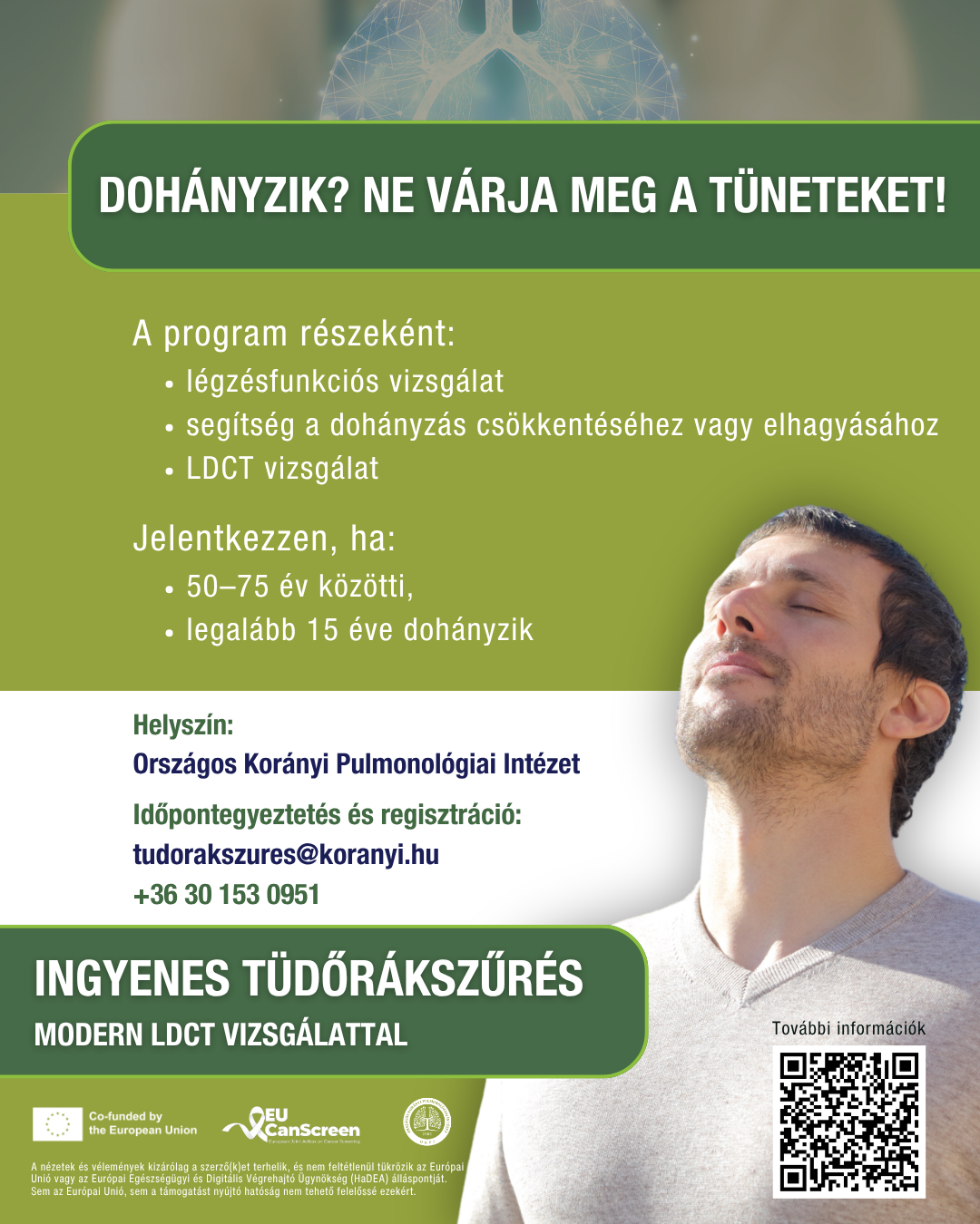 Tüdőrákszűrés Országos Korányi Pulmonológiai Intézet ÚJ